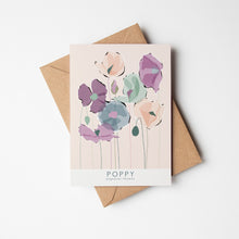 Load image into Gallery viewer, Poppies Any Occasion Art Card