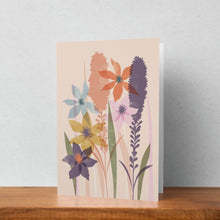 Load image into Gallery viewer, Coral Abstract Floral Art Greeting Card