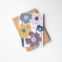 Load image into Gallery viewer, Lovely Mum Mother’s Day Card - Modern Floral Art