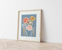 Load image into Gallery viewer, Dahlia and Anemone Abstract Floral Art Print