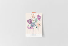 Load image into Gallery viewer, Set of 6 Floral Postcards