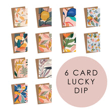 Load image into Gallery viewer, Lucky Dip Pack of 6 Birthday Cards