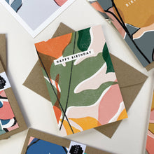 Load image into Gallery viewer, Blue Star Fern Birthday Card