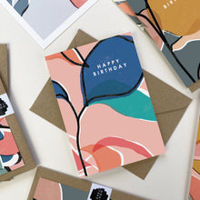 Load image into Gallery viewer, Baby Rubber Plant Pink Birthday Card