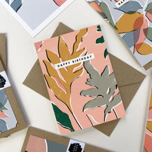 Load image into Gallery viewer, Blue Star Fern Birthday Card