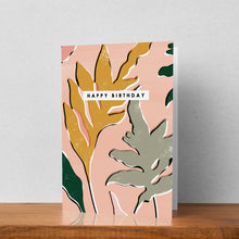 Load image into Gallery viewer, Blue Star Fern Birthday Card