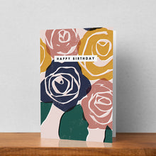 Load image into Gallery viewer, Rose Birthday Card