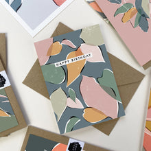 Load image into Gallery viewer, Botanical Happy Birthday Card