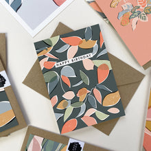 Load image into Gallery viewer, Botanical Happy Birthday Card