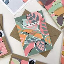 Load image into Gallery viewer, Botanical Happy Birthday Card