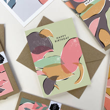 Load image into Gallery viewer, Botanical Happy Birthday Card