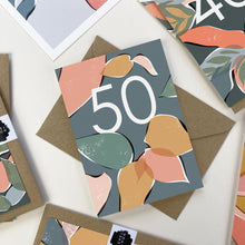 Load image into Gallery viewer, 50th Birthday Card