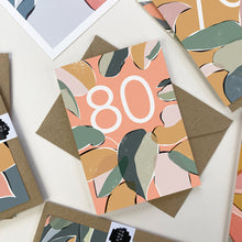 Load image into Gallery viewer, 80th Birthday Card