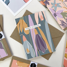 Load image into Gallery viewer, Snowdrops Birthday Card