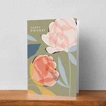 Load image into Gallery viewer, Peonies Birthday Card