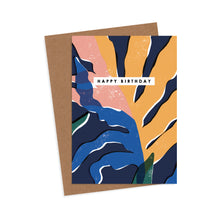 Load image into Gallery viewer, Blue Star Fern Birthday Card