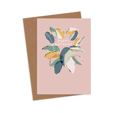 Load image into Gallery viewer, Botanical Happy Birthday Card