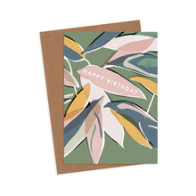 Load image into Gallery viewer, Botanical Happy Birthday Card