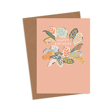 Load image into Gallery viewer, Botanical Happy Birthday Card