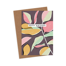Load image into Gallery viewer, Botanical Happy Birthday Card