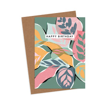 Load image into Gallery viewer, Botanical Happy Birthday Card