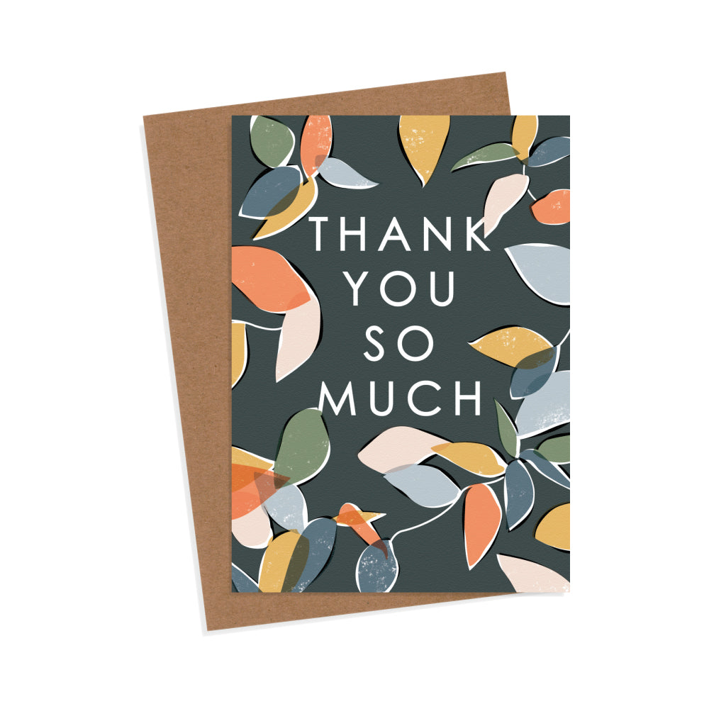 Thank You So Much Card – Rachel Mahon Print
