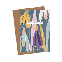Load image into Gallery viewer, Snowdrops Birthday Card