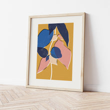 Load image into Gallery viewer, Indigo and Mustard Collection - Rachel Mahon Print