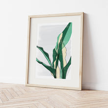 Load image into Gallery viewer, Mother in Law's Tongue Grey Art Print - Rachel Mahon Print