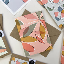 Load image into Gallery viewer, Best Mum Schefflera Nora Mother's Day Card - Rachel Mahon Print