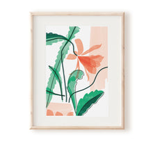 Load image into Gallery viewer, Orchid Cactus Art Print - Rachel Mahon Print