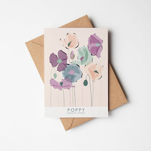 Poppies Any Occasion Art Card