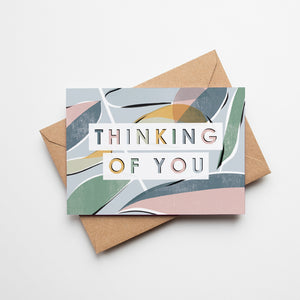 Thinking of You Typography Card