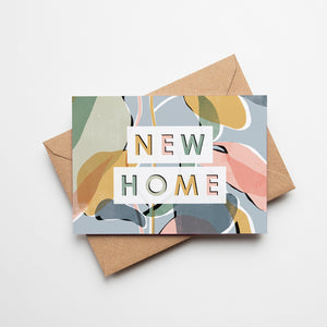 New Home Typography Card