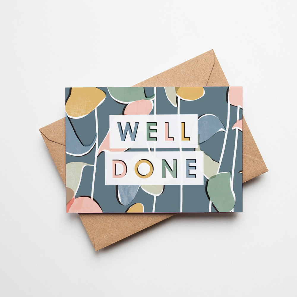 Well Done Typography Card