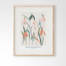Load image into Gallery viewer, Snowdrops Art Print
