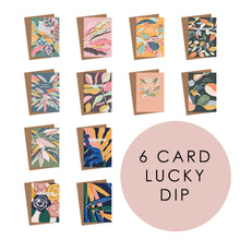 Load image into Gallery viewer, Lucky Dip Pack of 6 Birthday Cards
