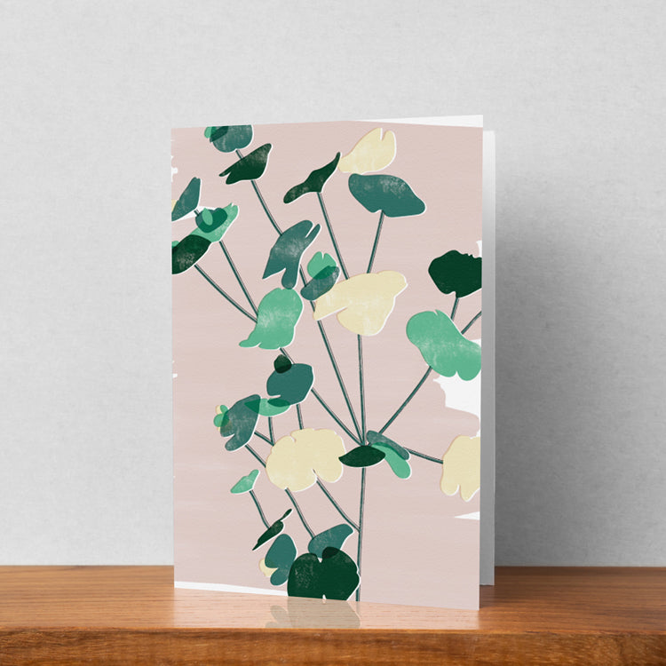 Euphorbia Greeting Card