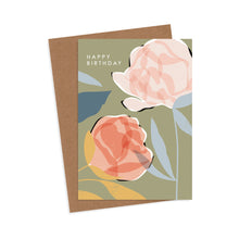 Load image into Gallery viewer, Peonies Birthday Card
