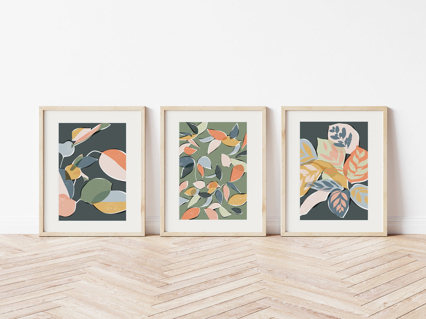 Set of 3 Botanical Art Prints