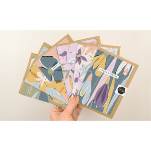 Pack of 6 Floral Birthday Cards