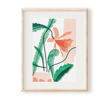 Load image into Gallery viewer, Orchid Cactus Art Print - Rachel Mahon Print
