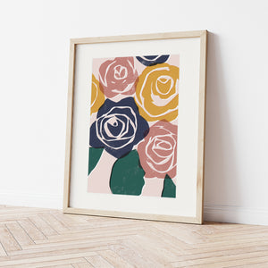Rose Art Print - Rachel Mahon Print