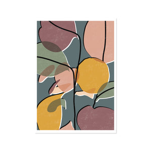 Baby Rubber Plant No. 1, 2 & 3 Complete Collection - Rachel Mahon Print