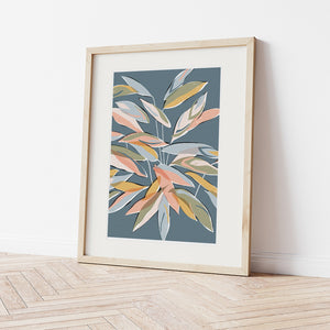 Stromanthe No. 2  Pastel Art Print