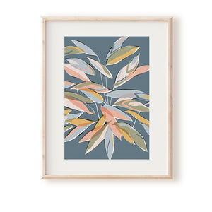 Stromanthe No. 2  Pastel Art Print